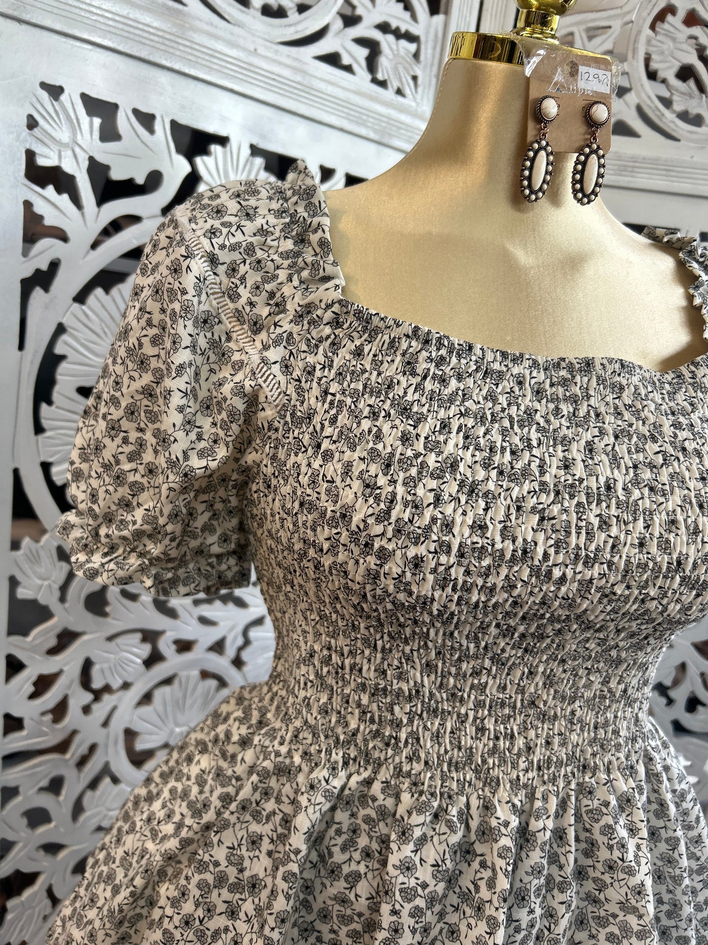 Summer flower print top