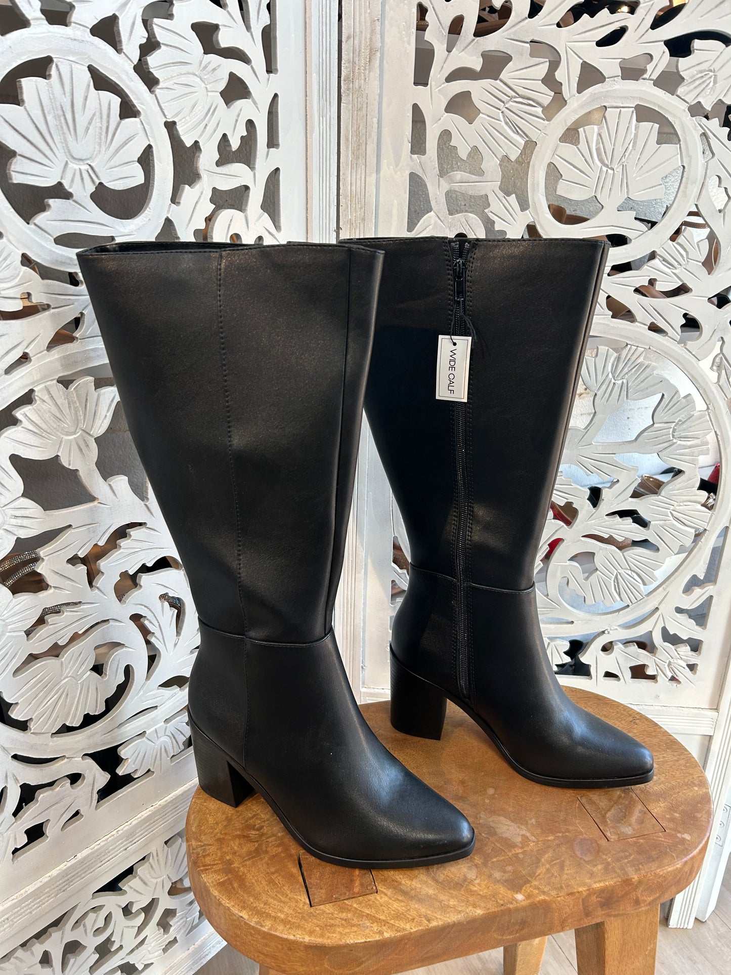 Wide calf leather boots (talk)