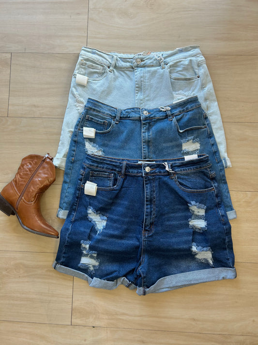High rise mom shorts! Final sale