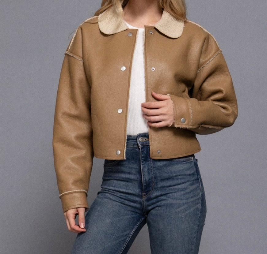 Leather jacket