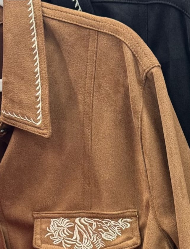 suede vaquera jacket!