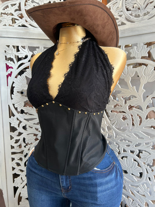 Western halter top