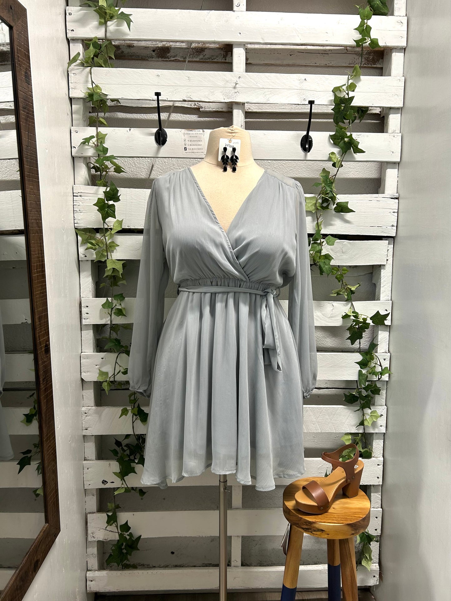 Long sleeve spring dress