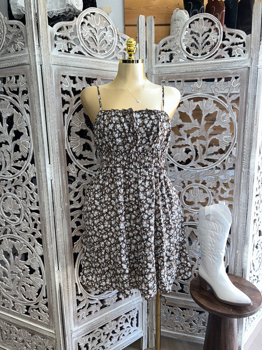Mini floral dress