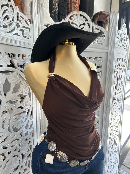 Western halter top