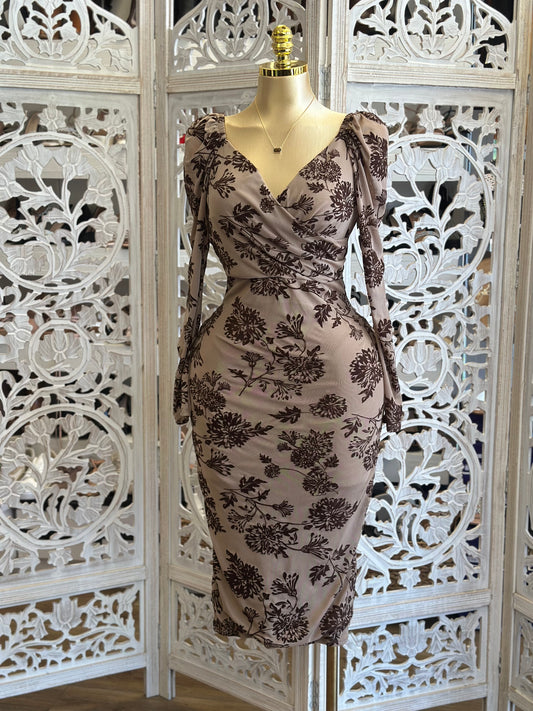 Mesh flower dress
