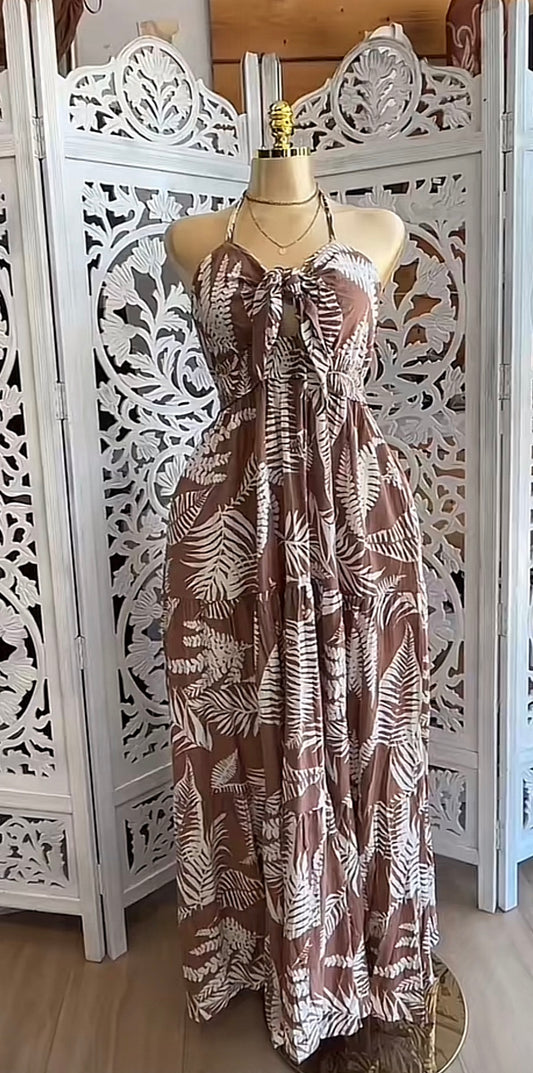 Floral long dress