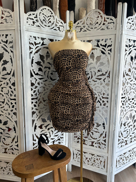 Leopard print dress