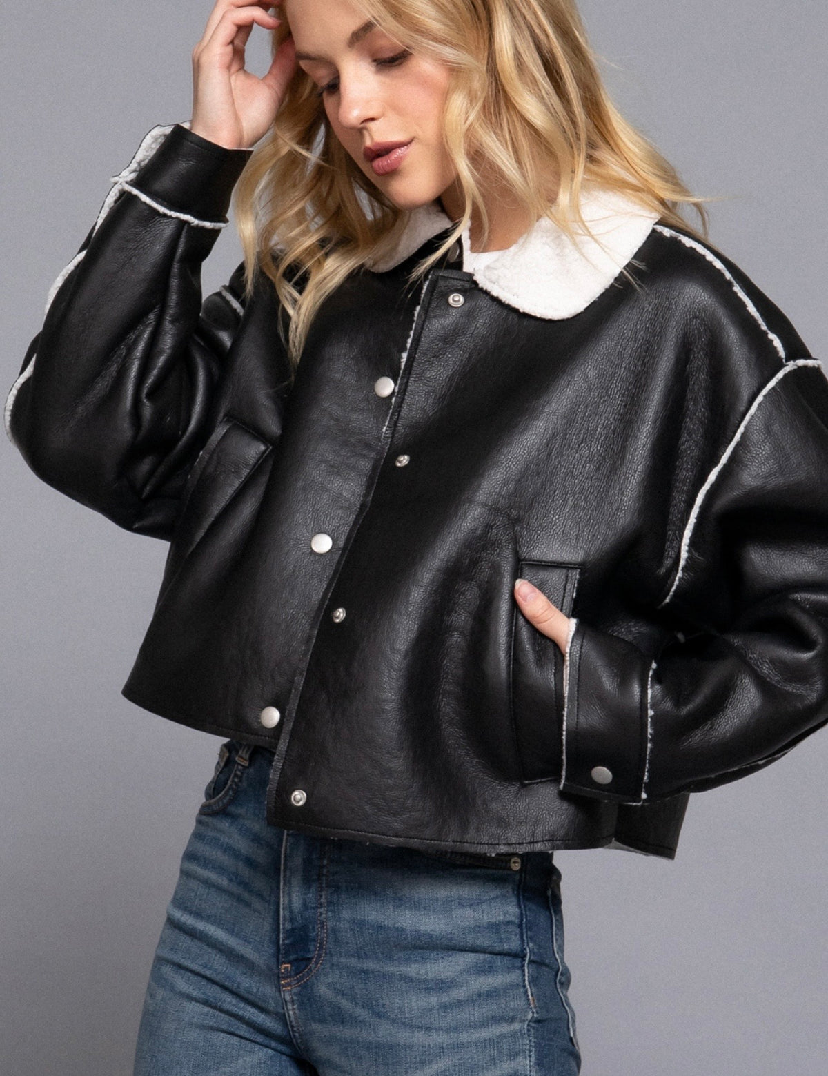 Leather jacket