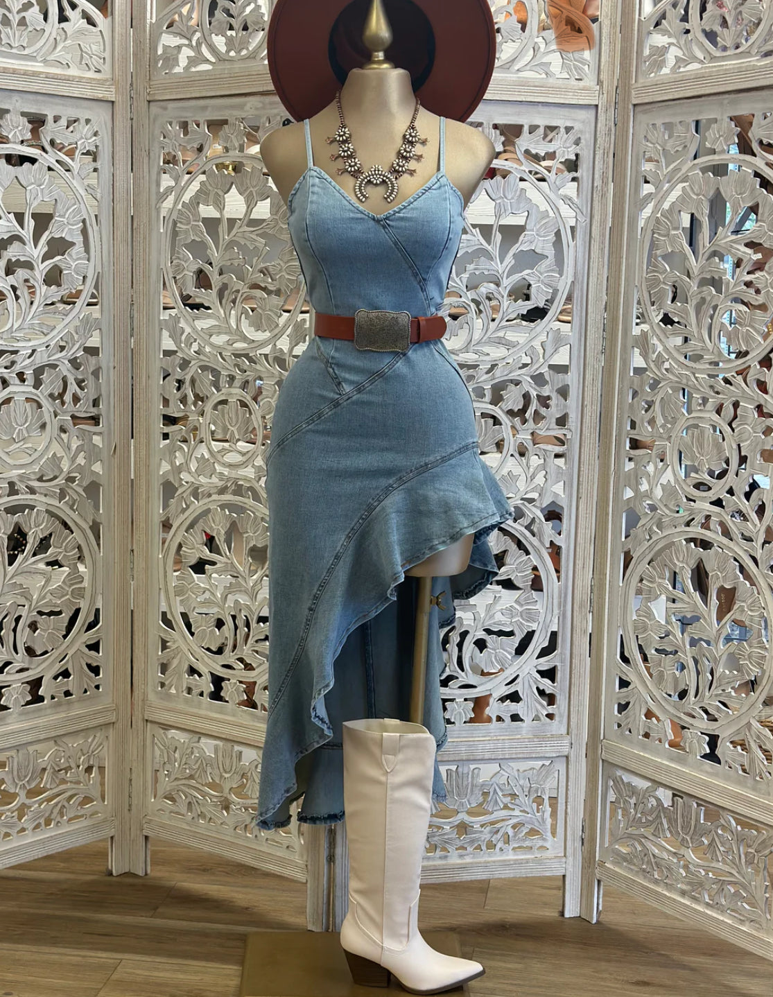 Denim dress