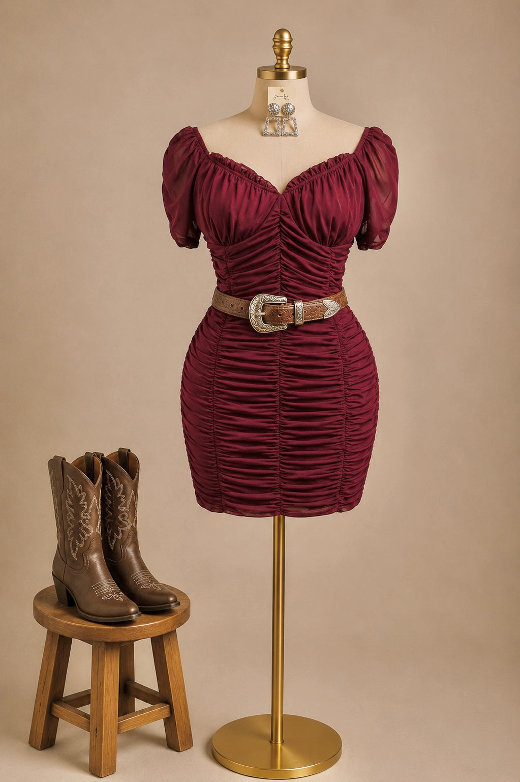 Cowgirl Mesh dress (size up)