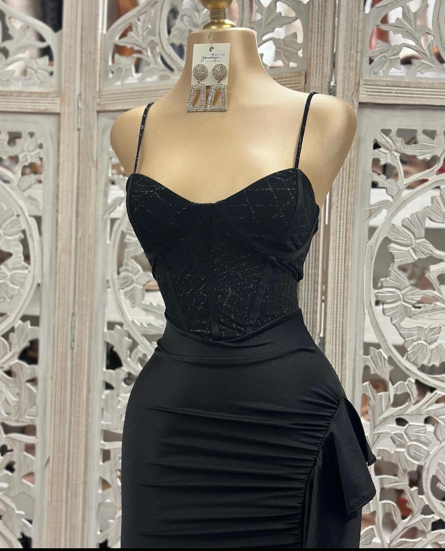 Glitter gala corset dress