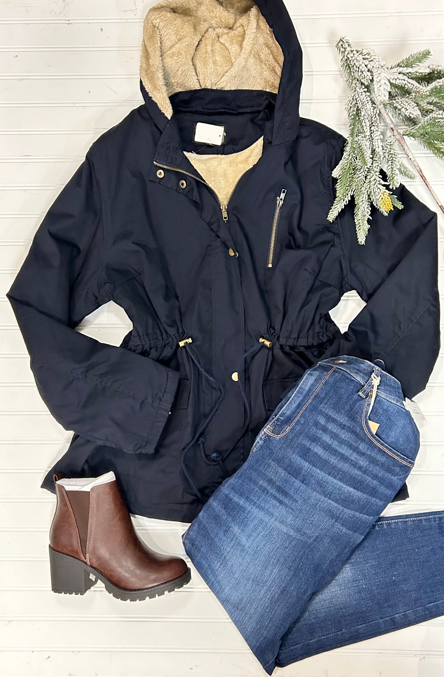 Navy blue jacket