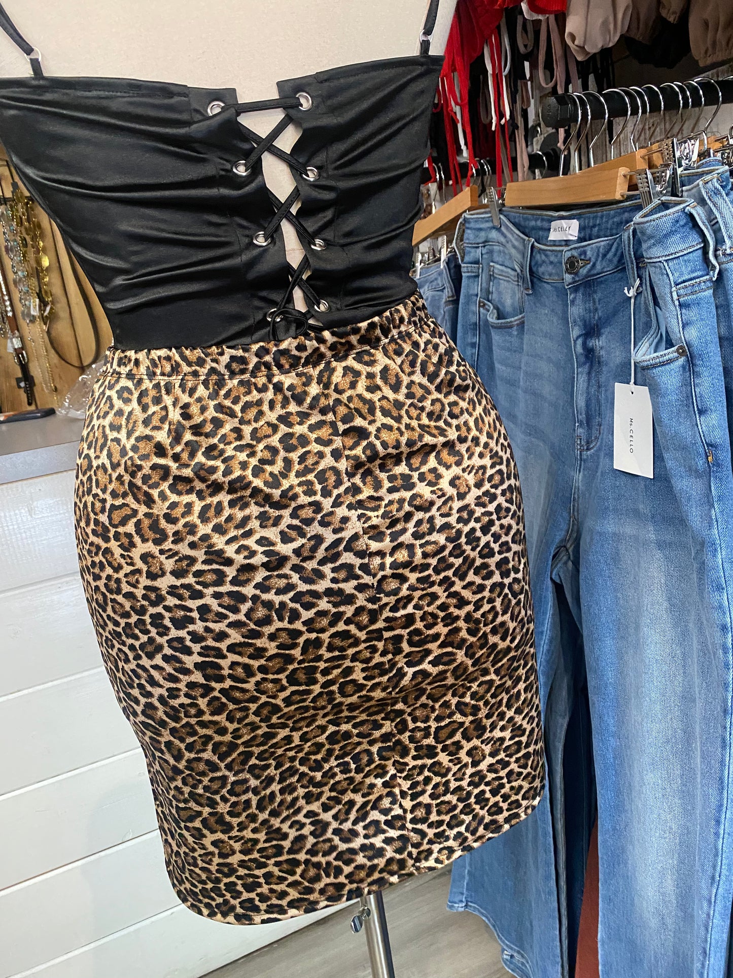 Cheetah skirt