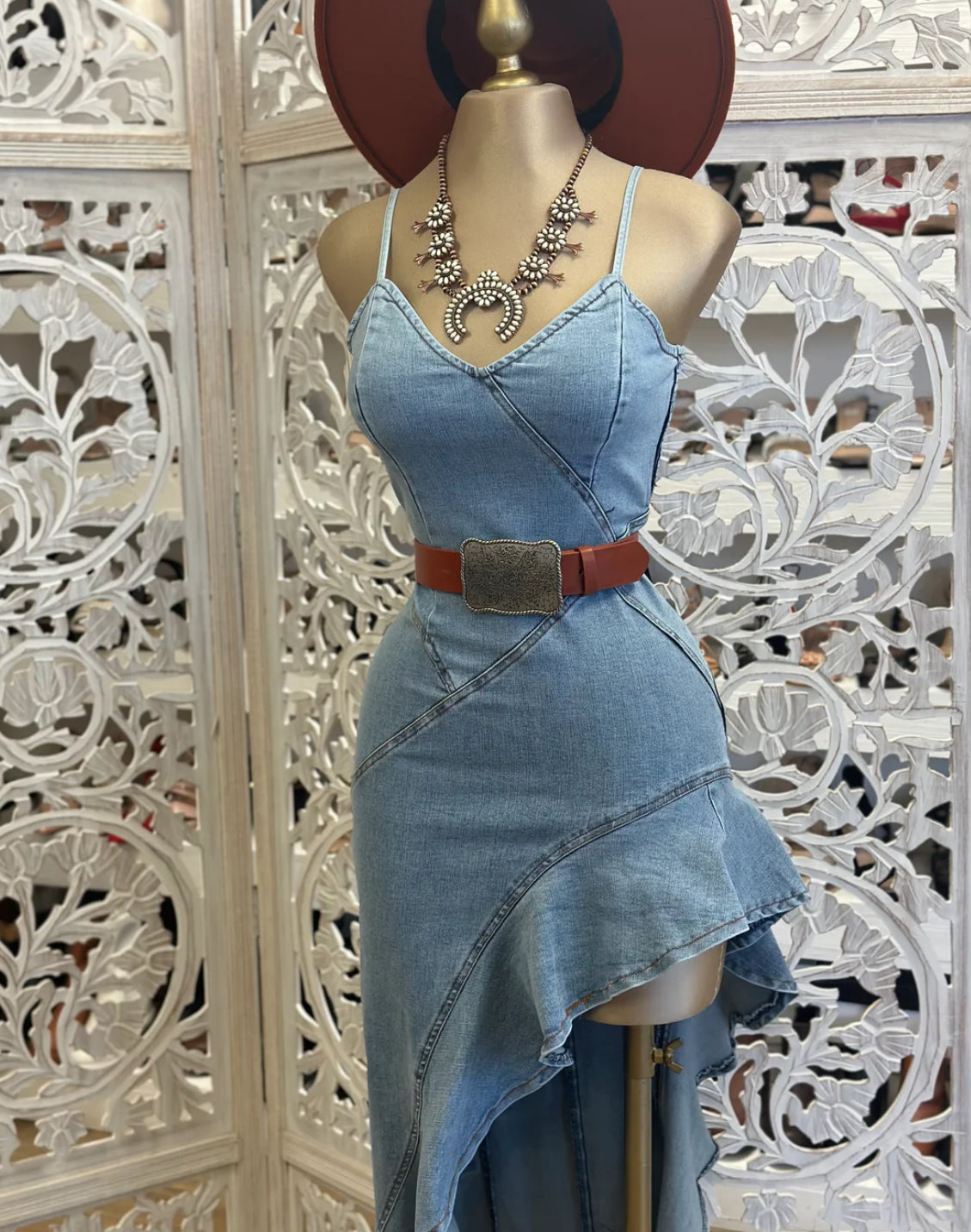 Denim dress