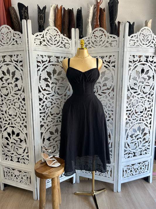 Corset tie dress