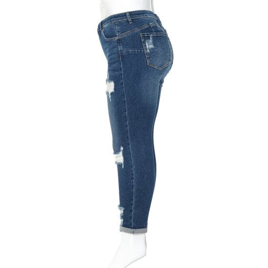 Push-up butt skinny jeans