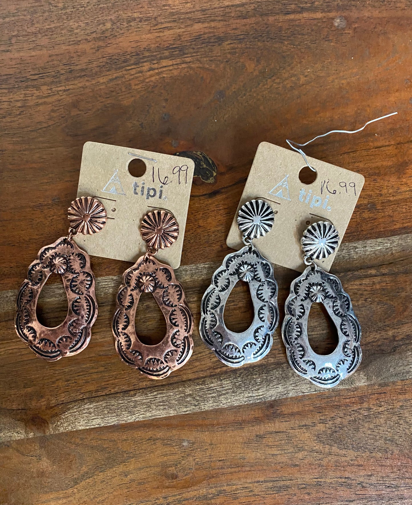 Rustic earrings