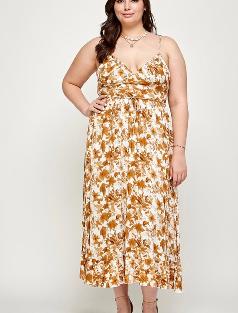 Floral long dress