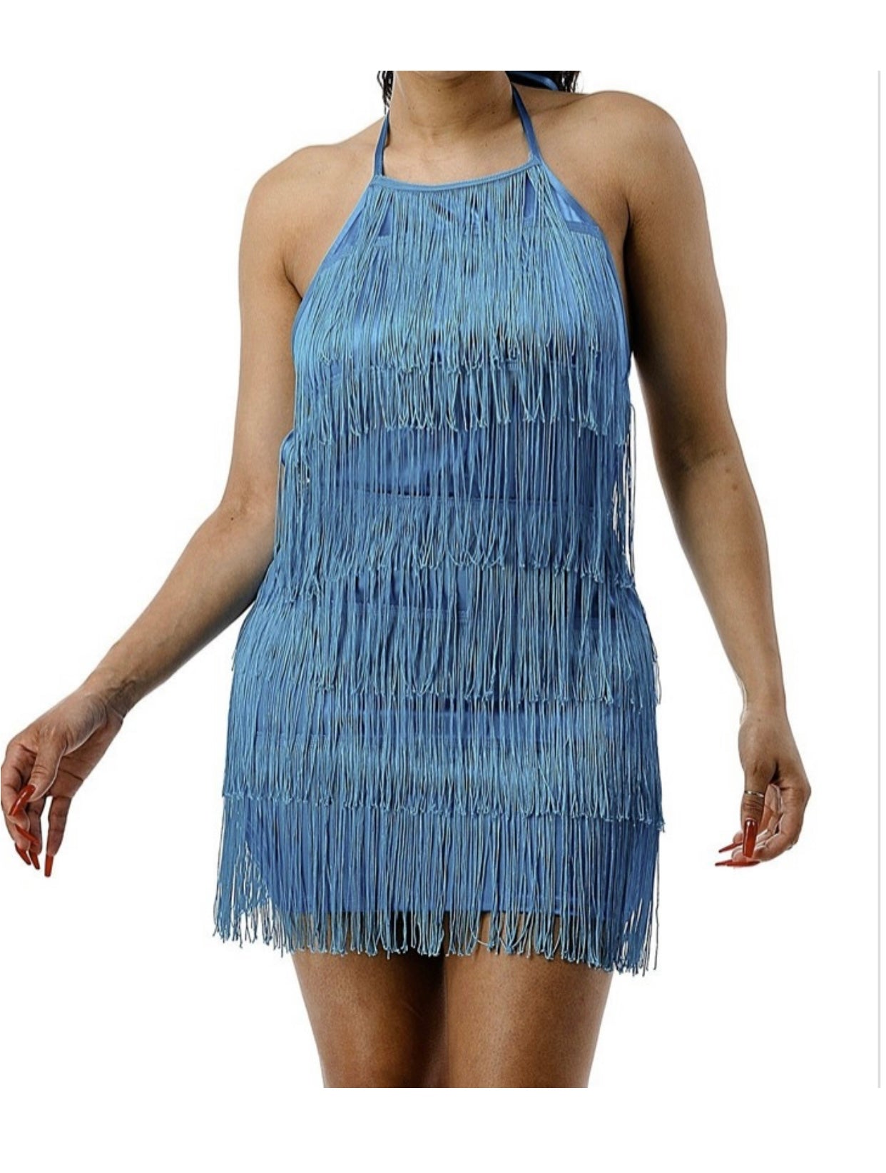 Fringe dress (size up)