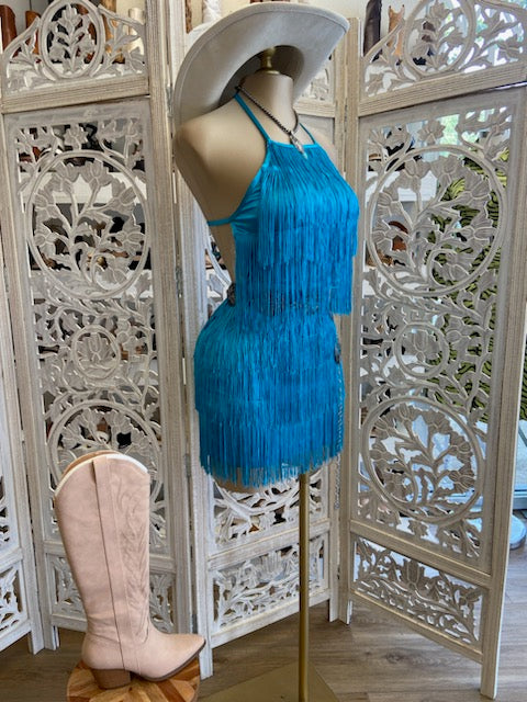 Fringe dress (size up)