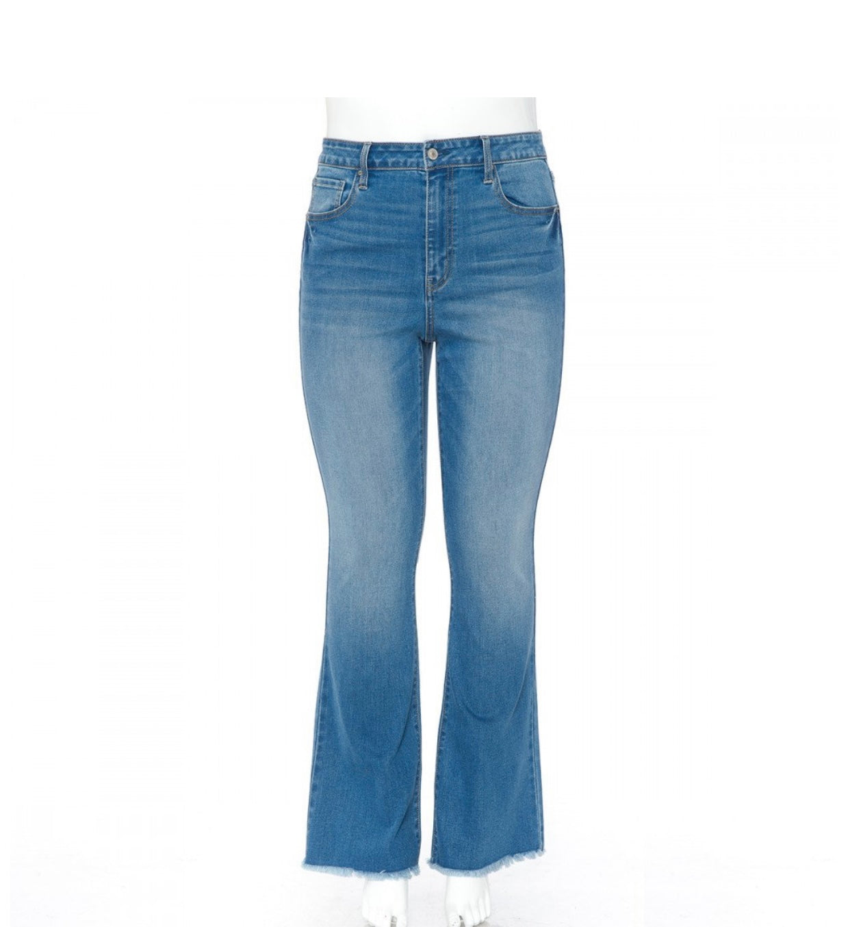 Wax Flare jeans (rips on bottom)