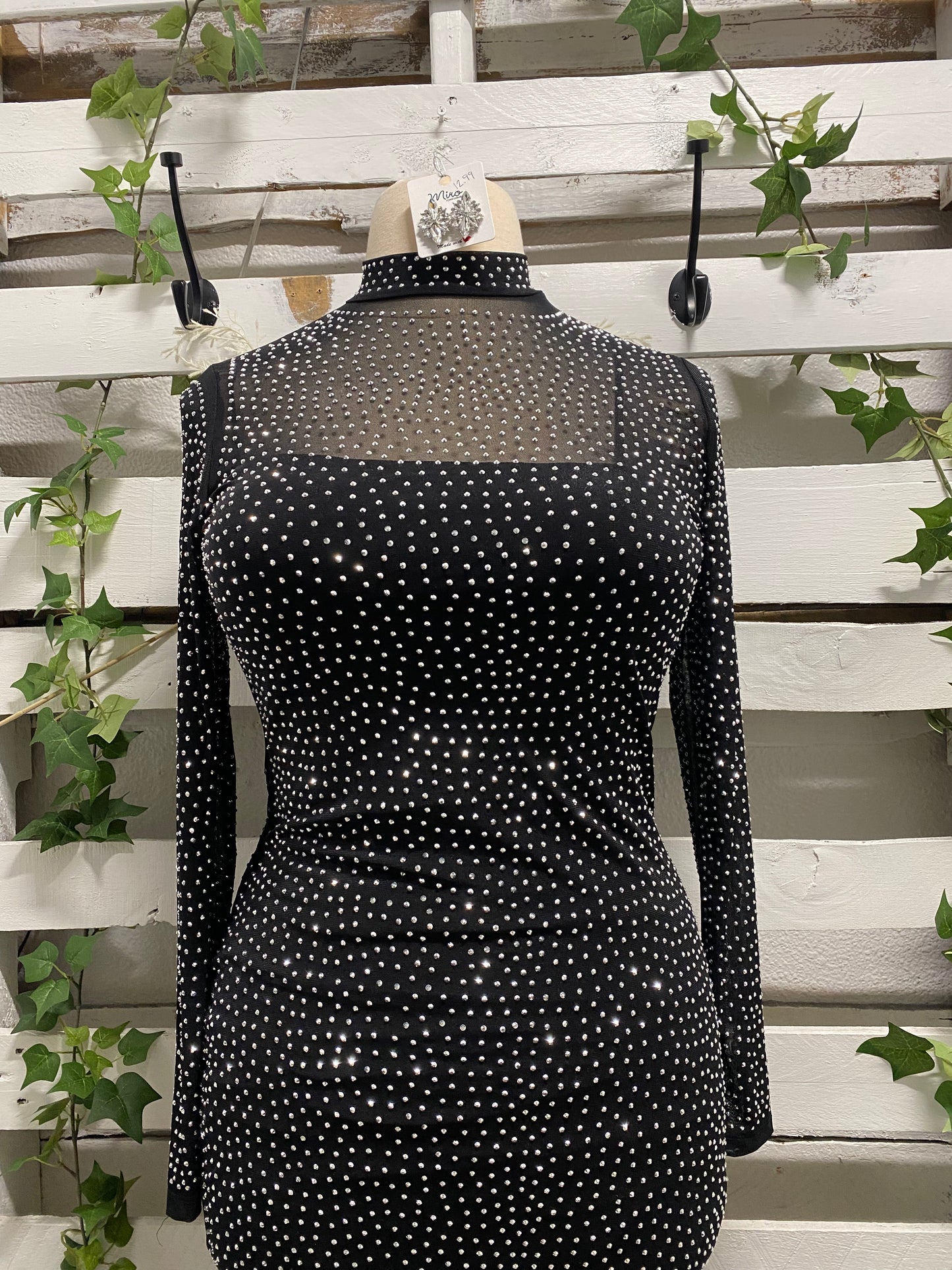 Mesh see throughdress