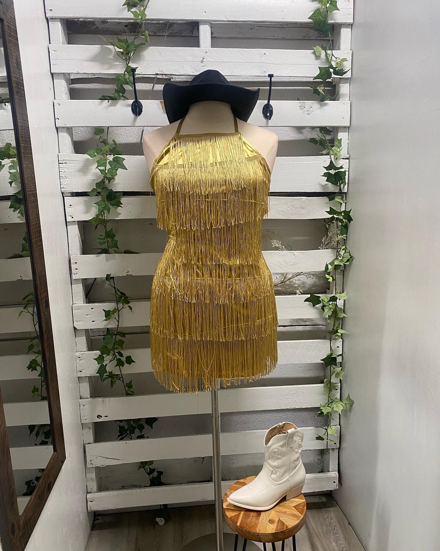 Fringe dress (size up)