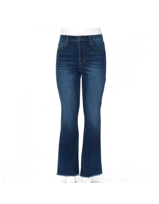 Wax Flare jeans (rips on bottom)