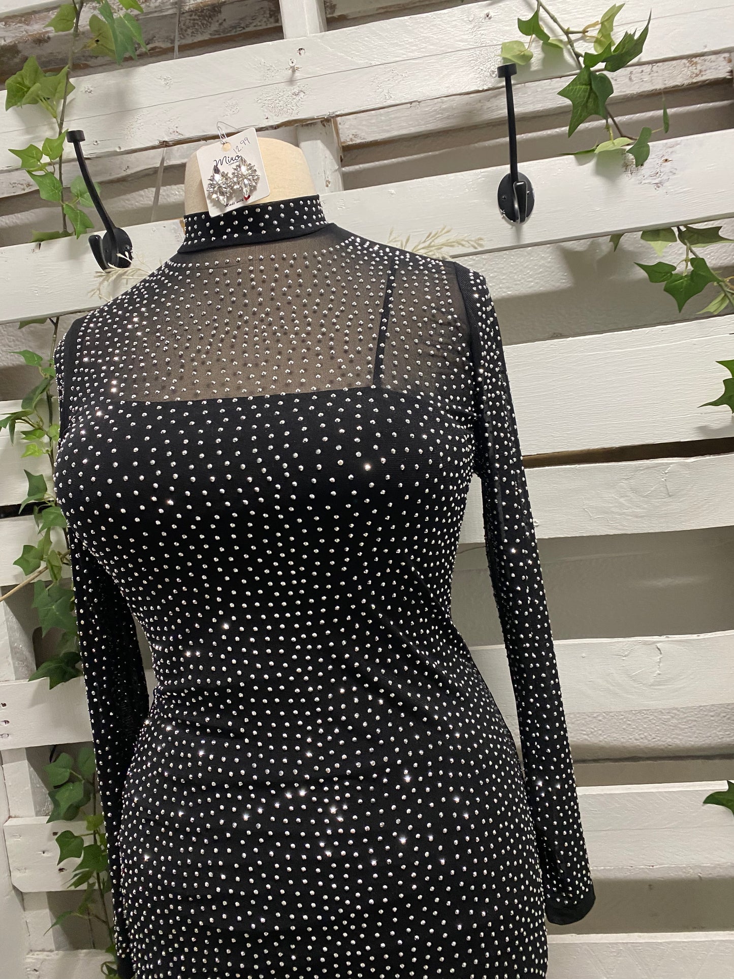 Mesh see throughdress