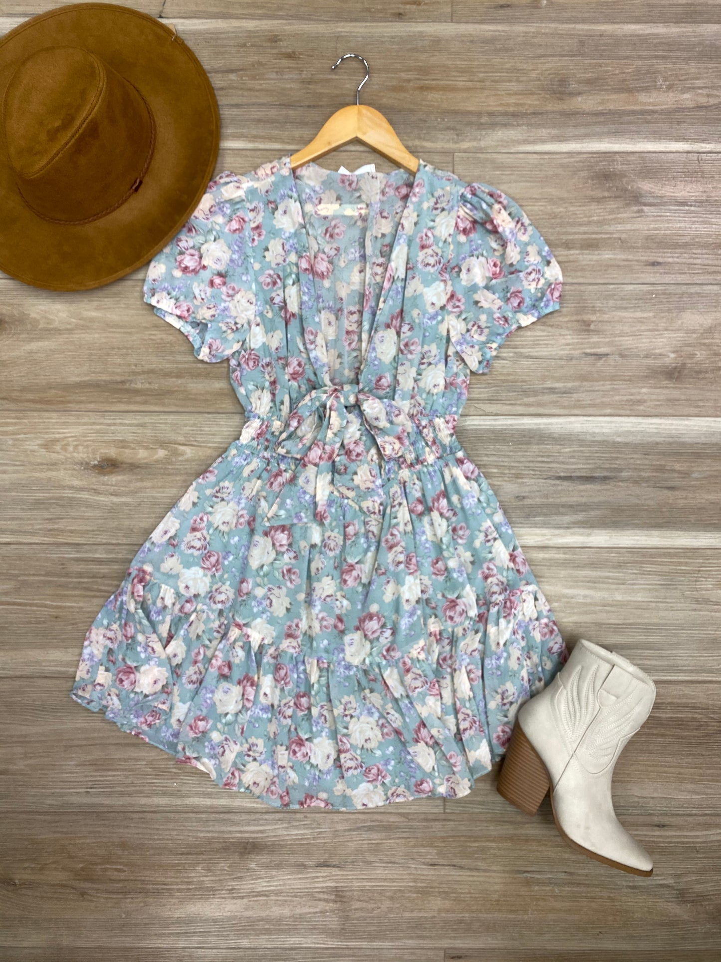 Floral mini dress