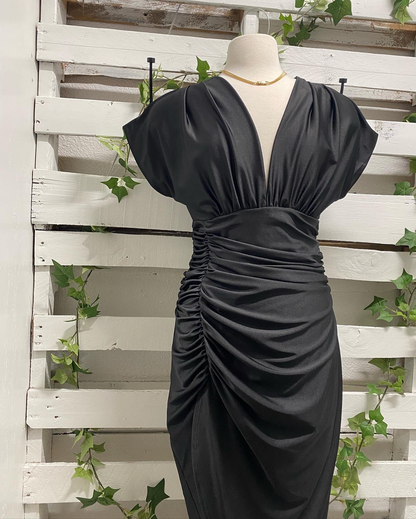 Black formal dress