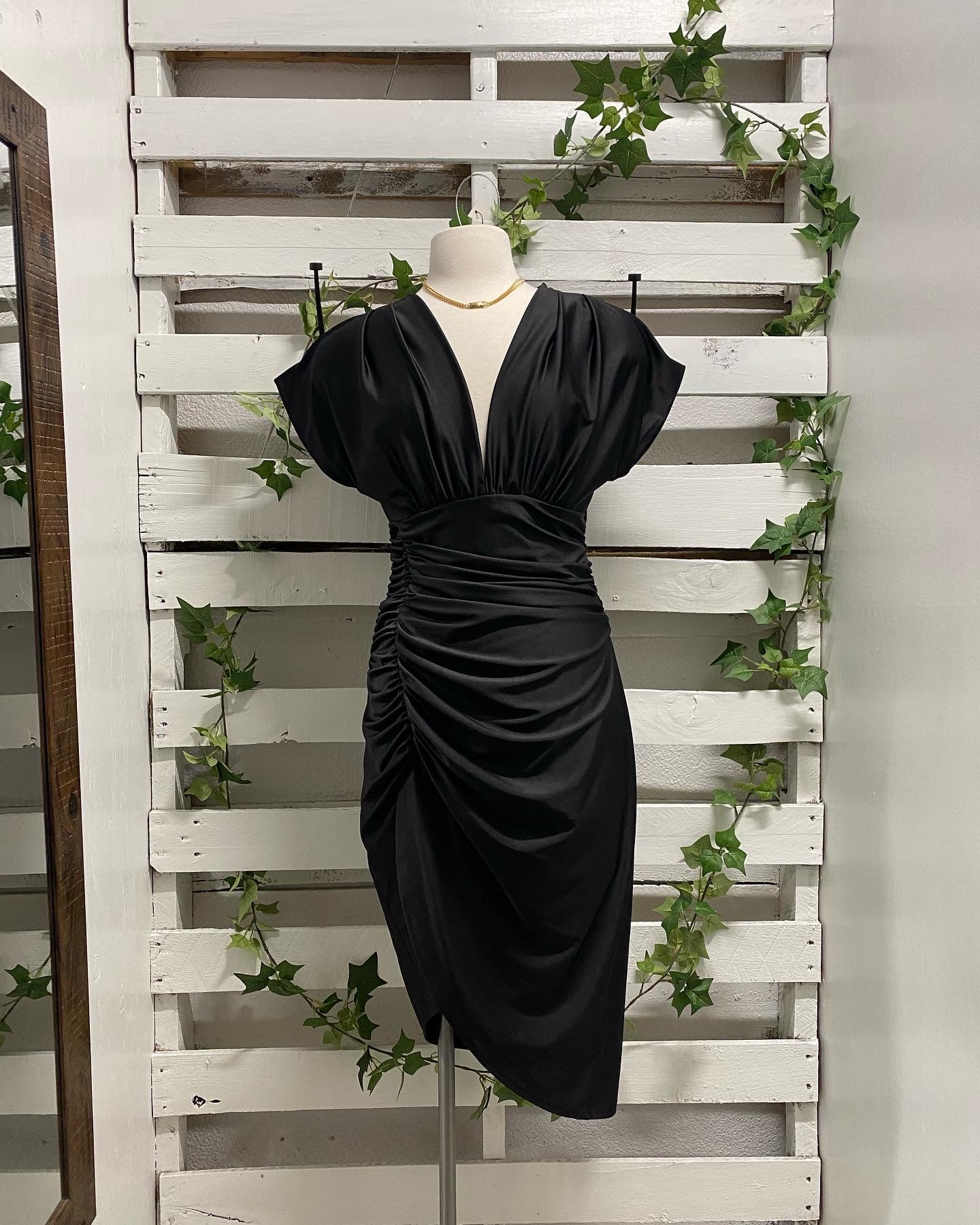 Black formal dress