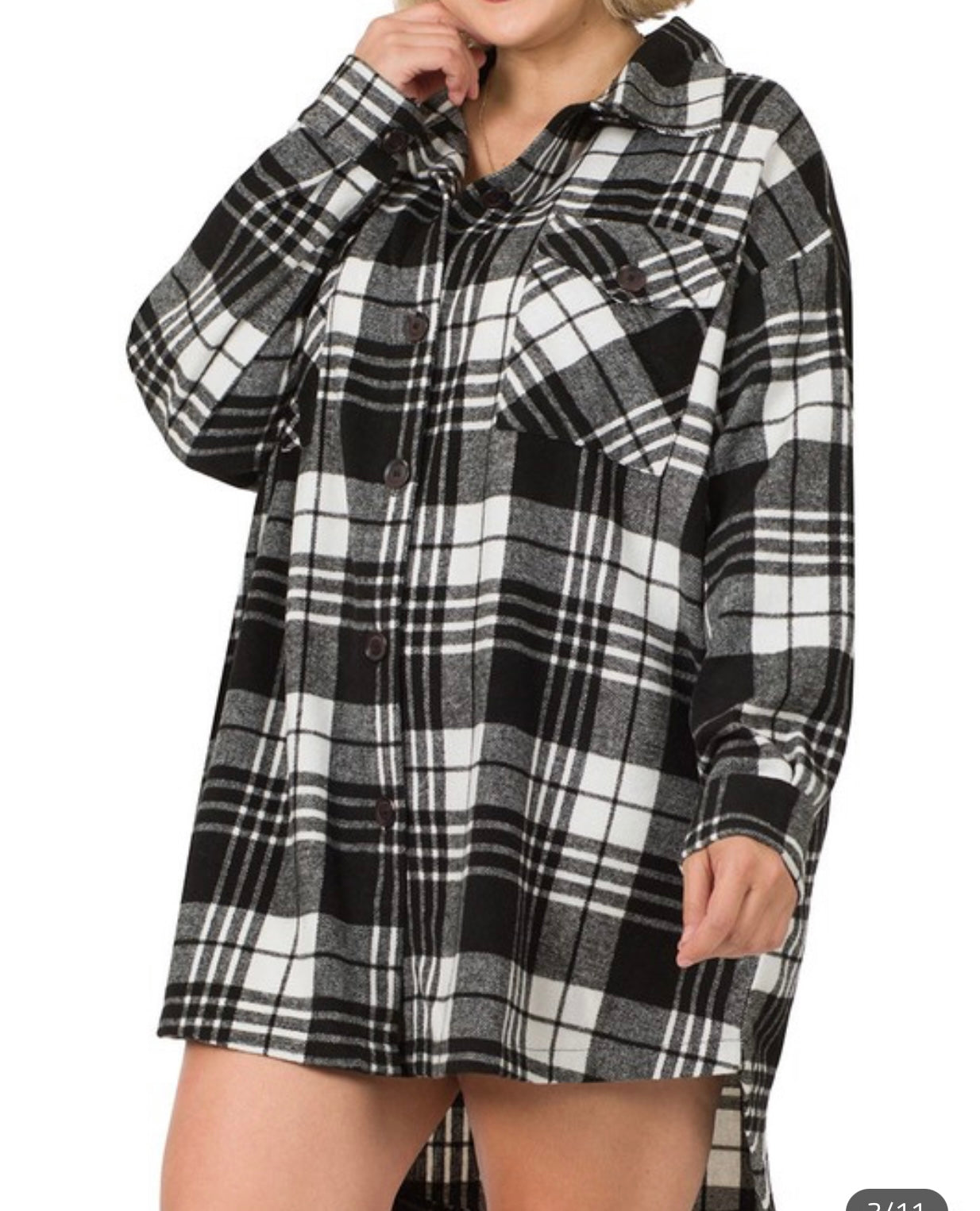 Plaid shacket