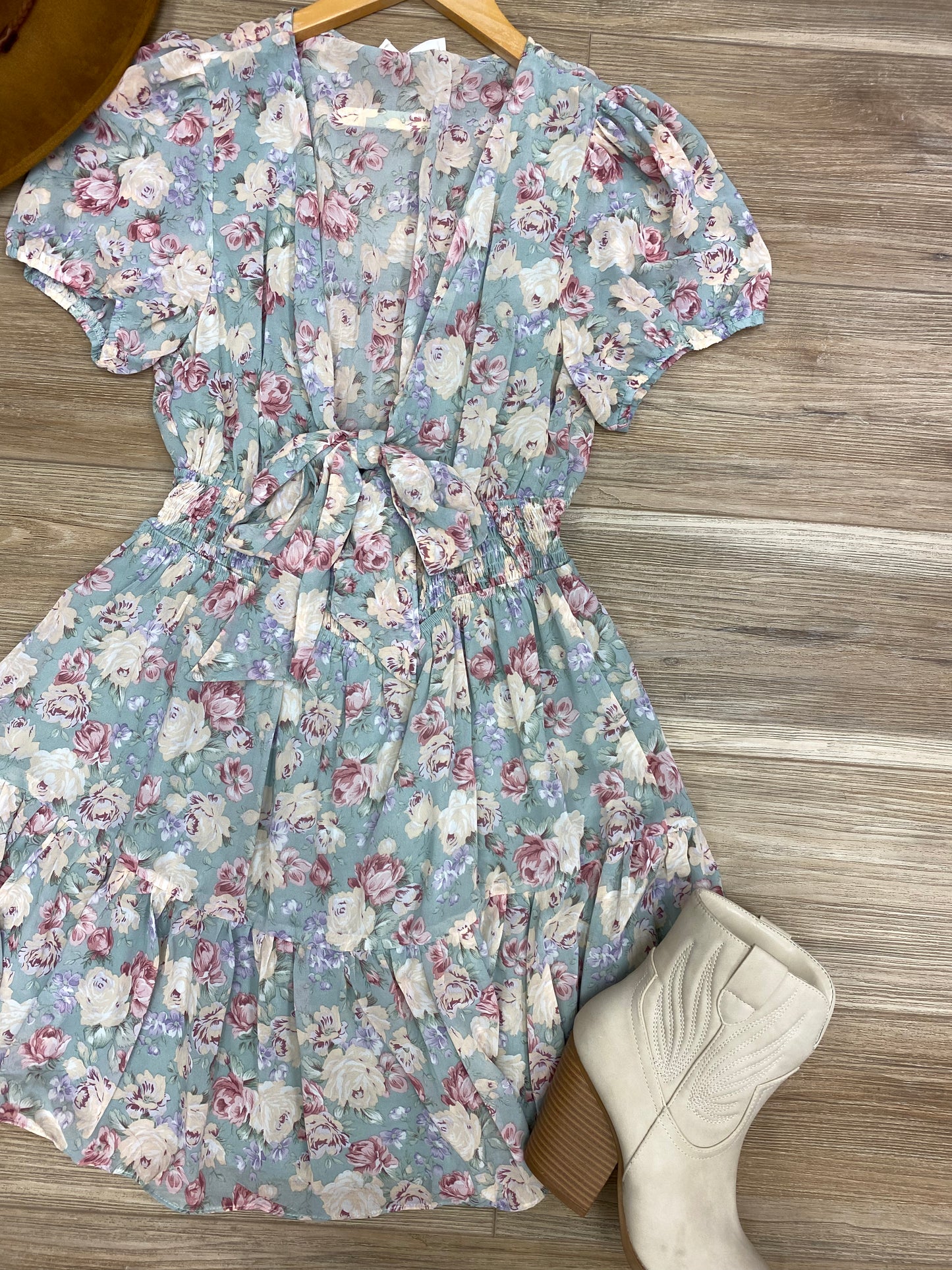 Floral mini dress