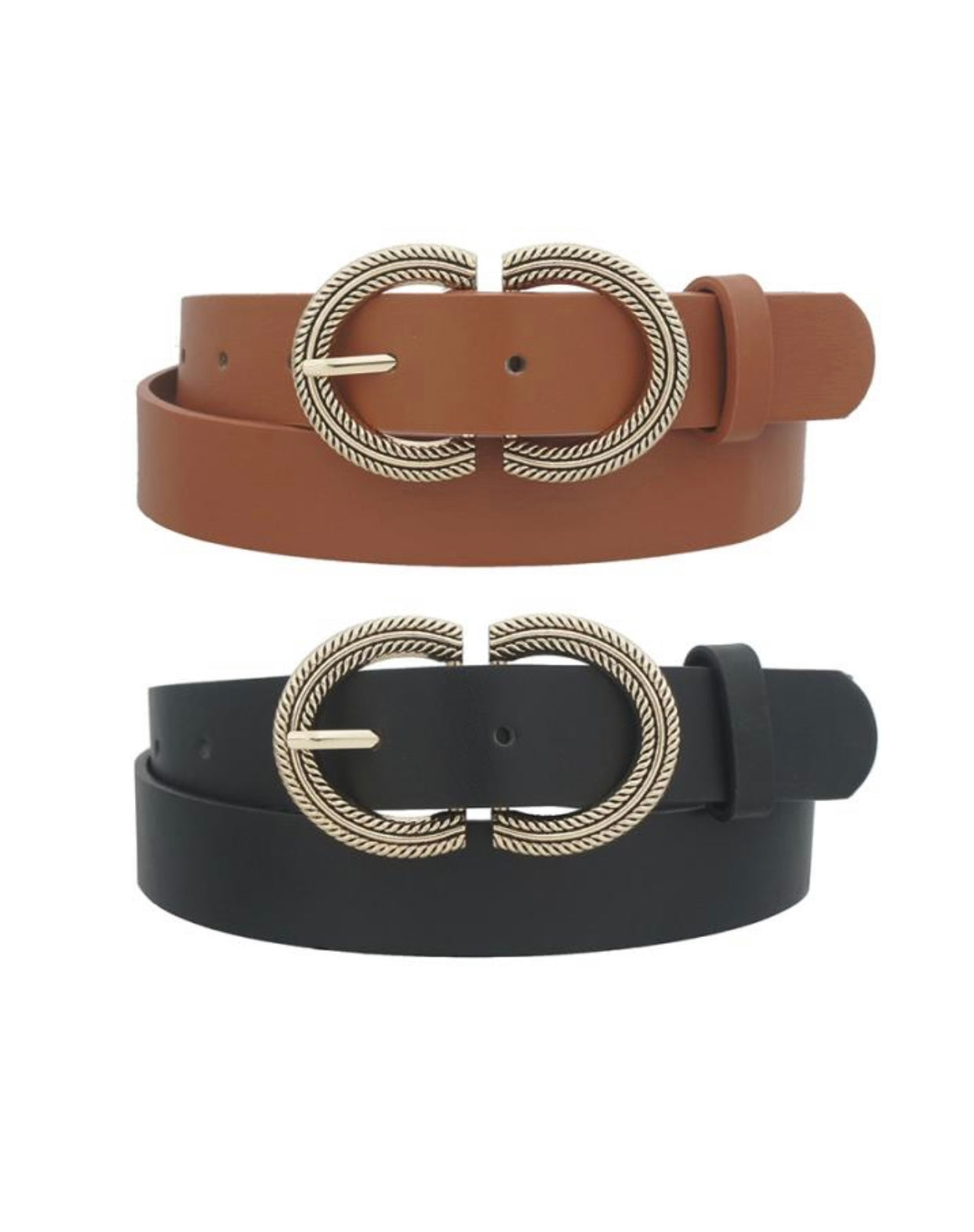 Plus size western U belt