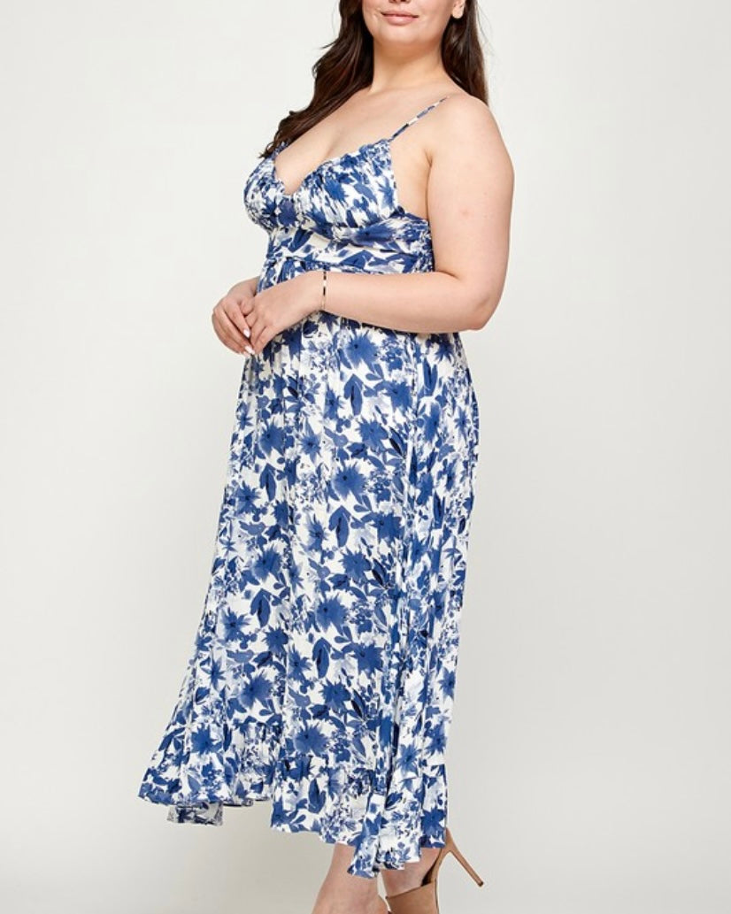 Floral long dress