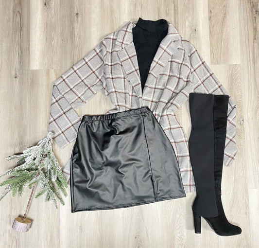 Plaid Blazer