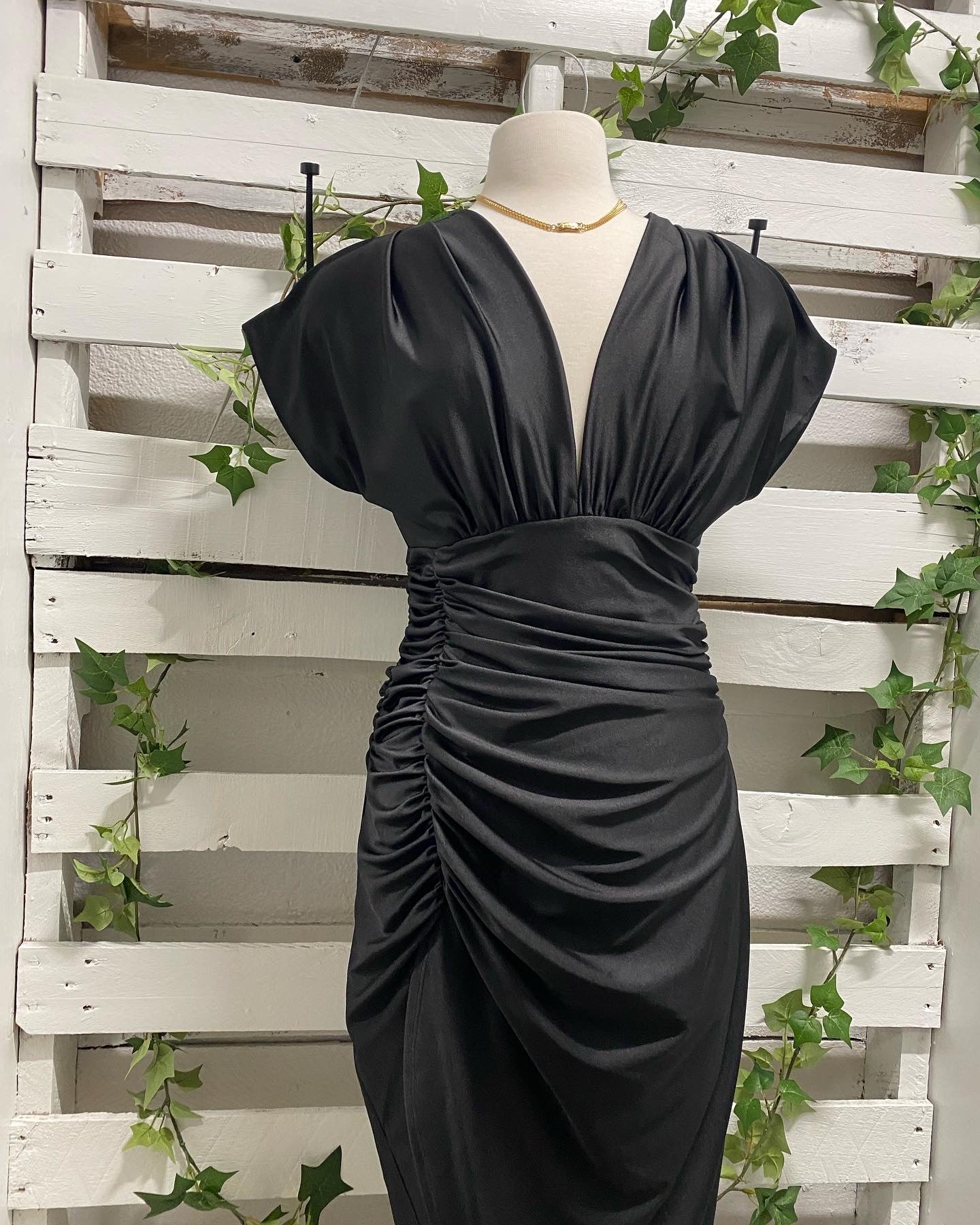 Black formal dress