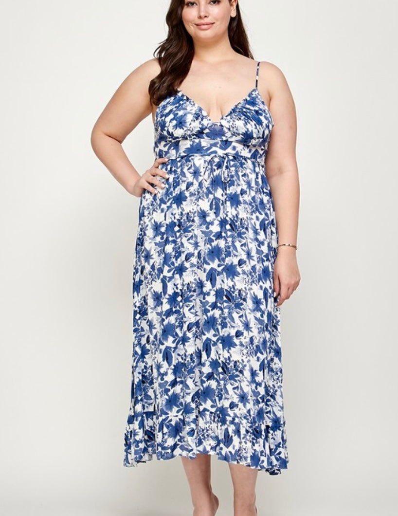 Floral long dress