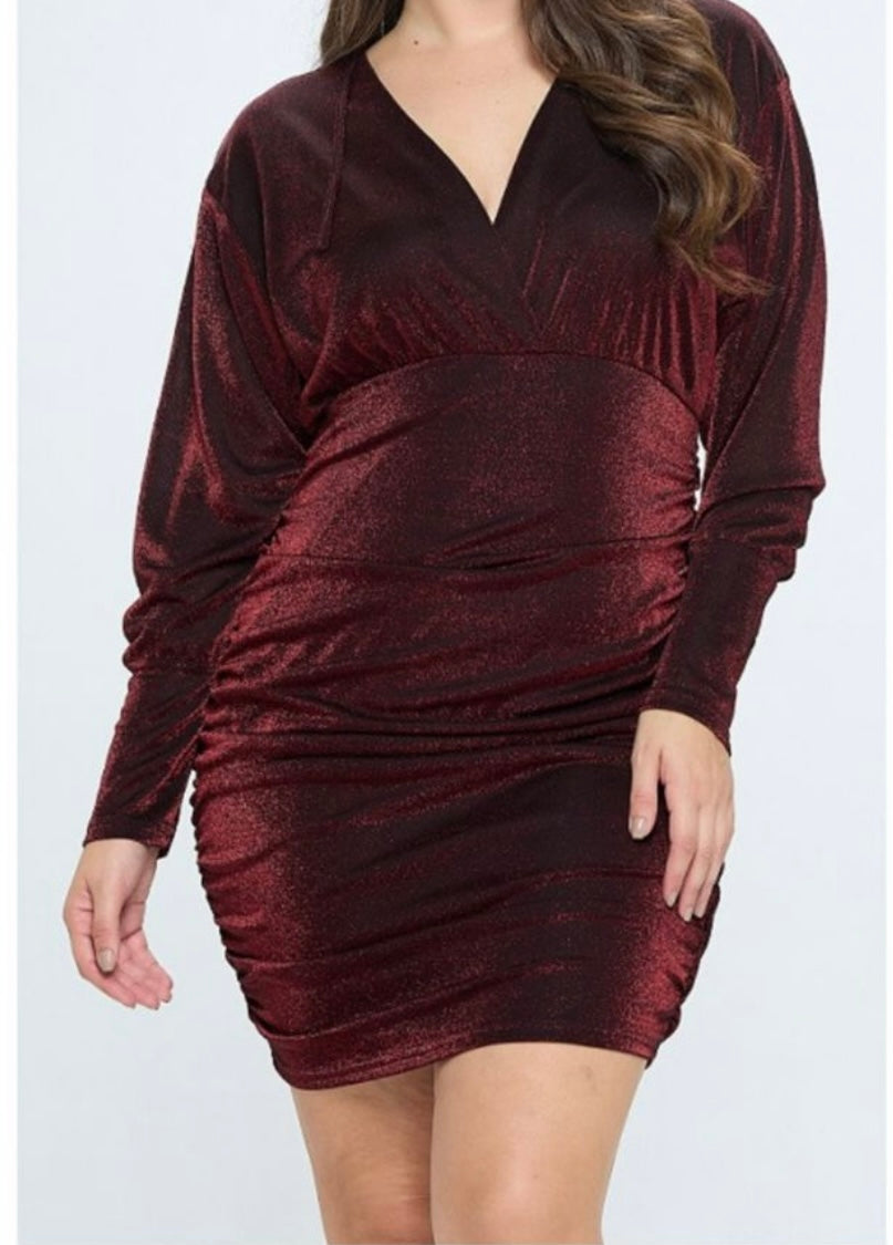 Sparkly long sleeve dress