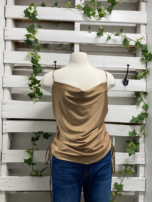 Cowl neck top