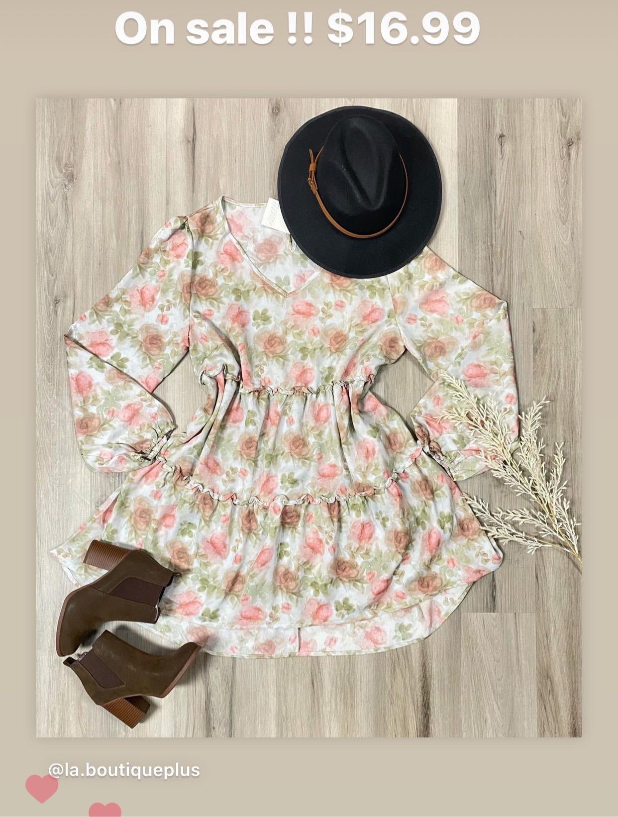 Floral loose dress